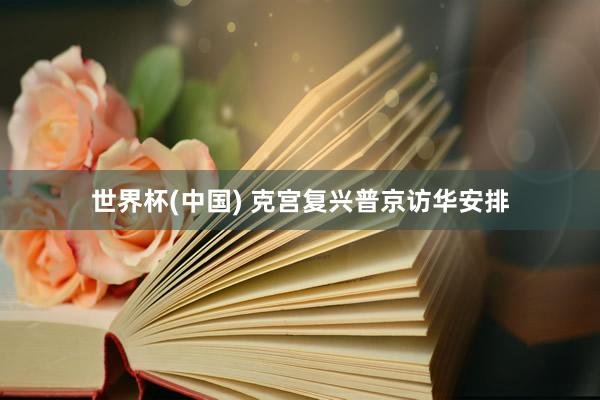 世界杯(中国) 克宫复兴普京访华安排